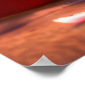 Mädchen und Opa spielen Modernes Schach Poster (Ecke)