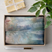 Mädchen und Pferde im verzauberten Wald Seidenpapier (Geschenk)