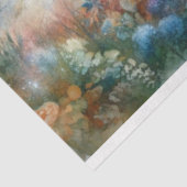 Mädchen und Pferde im verzauberten Wald Seidenpapier (Ausschnitt)