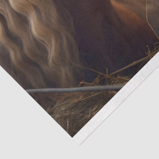 Mädchen und Pferde Kiss Dekoupage Seidenpapier (Ausschnitt)