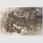 Mädchen und Pferde Steampunk 4 Dekoupage Paper Seidenpapier (Vorderseite)