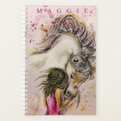 Mädchen und Pferdeplaner Planer (Vorderseite)