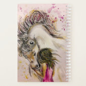 Mädchen und Pferdeplaner Planer (Rückseite)