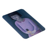 Mädchen und Puppe 2003 Magnet (Rechte Seite)