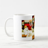 Mädchen und Santa Kaffeetasse (Links)