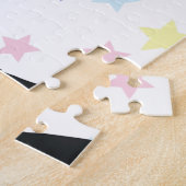 Mädchen und Sterne Puzzle (Seite)