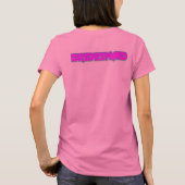 Mädchen und Stiefel machen einen Junggeselinnen-Ab T-Shirt (Rückseite)