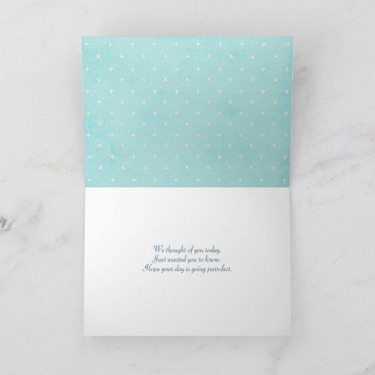 Mädchen und Tabby Karte (Innenseite)