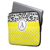 Mädchen und Tiere drucken monogramm Laptop-Sleev Laptopschutzhülle (Vorderseite Links)