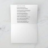 Mädchen und Unicorne heilende Gruß-Karte Karte (Innenseite)