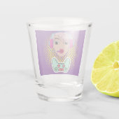 Mädchen und Videospiele Schnapsglas (Rückseite)