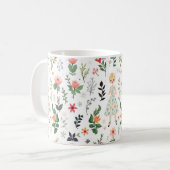 Mädchen unter Blumen Kaffeetasse (Vorderseite Links)
