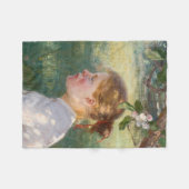 Mädchen unter dem Apfelbaum (von Danielson-Gambogi Fleecedecke (Vorderseite (Horizontal))