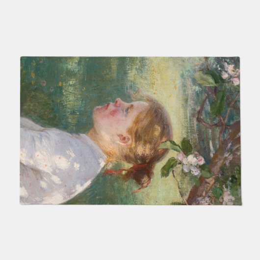 Mädchen unter dem Apfelbaum (von Danielson-Gambogi Fußmatte (Vorderseite)