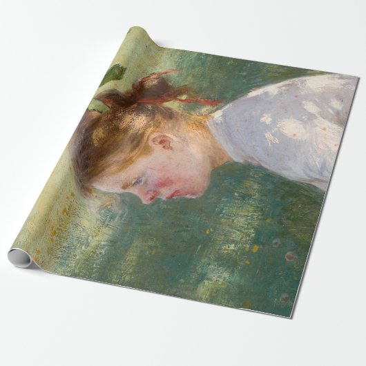 Mädchen unter dem Apfelbaum (von Danielson-Gambogi Geschenkpapier (Ungerollt)