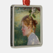Mädchen unter dem Apfelbaum (von Danielson-Gambogi Ornament Aus Metall (Rechts)