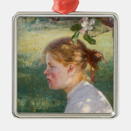 Mädchen unter dem Apfelbaum (von Danielson-Gambogi Ornament Aus Metall