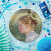 Mädchen unter dem Apfelbaum (von Danielson-Gambogi Pappteller (Party)