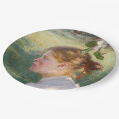 Mädchen unter dem Apfelbaum (von Danielson-Gambogi Pappteller (Schrägansicht)