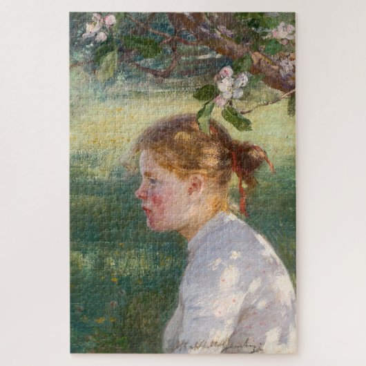 Mädchen unter dem Apfelbaum (von Danielson-Gambogi Puzzle (Vertikal)