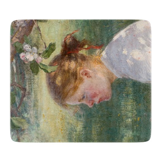 Mädchen unter dem Apfelbaum (von Danielson-Gambogi Schneidebrett (Vorderseite)