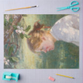 Mädchen unter dem Apfelbaum (von Danielson-Gambogi Seidenpapier (Basteln)