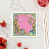 Mädchen unter dem Meer Serviette (Beispiel)