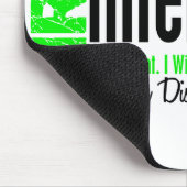 Mädchen unterbrach 1 Lyme-Borreliose Mousepad (Ecke)