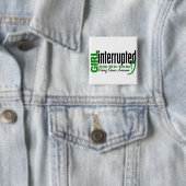 Mädchen unterbrach 1 Nierenerkrankung Button (Beispiel)