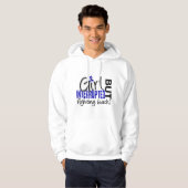 Mädchen unterbrach rheumatoide Arthritis 2 Hoodie (Vorne ganz)