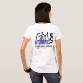 Mädchen unterbrach rheumatoide Arthritis 2 T-Shirt (Schwarz voll)