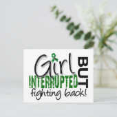 Mädchen unterbrochen 2 Lebererkrankung Postkarte (Stehend Vorderseite)