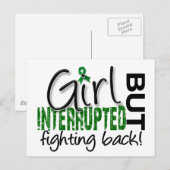 Mädchen unterbrochen 2 Lebererkrankung Postkarte (Vorne/Hinten)