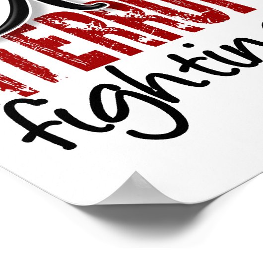 Mädchen unterbrochen 2 Multiples Myelom Poster (Ecke)