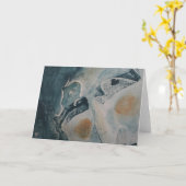 Mädchen-Unterhaltung Karte (Gelbe Blume)