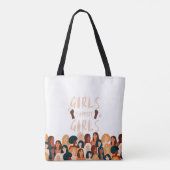 Mädchen unterstützen Mädchen Tasche (Rückseite)