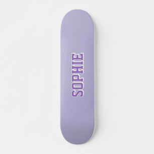 Mädchen-Varsity-Lila-Skateboard mit personalisiert Skateboard