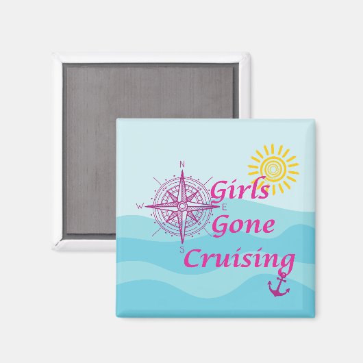 Mädchen verschwanden als Türe Magnet (Vorderseite/Rückseite)