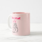 Mädchen verschwanden Mild Zweifarbige Tasse (Vorderseite Links)