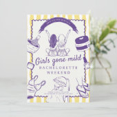 Mädchen verschwunden milden Wellness-Center Tag Ba Einladung (Stehend Vorderseite)