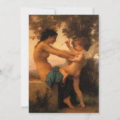Mädchen verteidigt sich gegen Cupid von Bouguereau (Vorderseite)