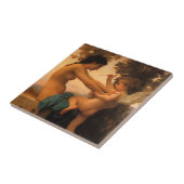 Mädchen verteidigt sich gegen Cupid von Bouguereau Fliese (Seite)
