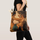 Mädchen verteidigt sich gegen Cupid von Bouguereau Tasche (Von Nahem)