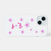 Mädchen-Vibe iPhone 15 Hülle (Rückseite (Horizontal))