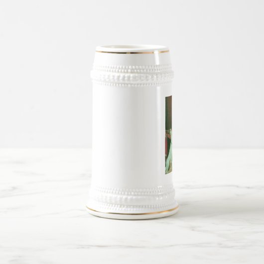 Mädchen Violine spielen Bierglas (Mittel)