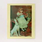 Mädchen Violine spielen Puzzle (Vertikal)