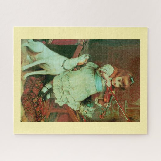 Mädchen Violine spielen Puzzle (Horizontal)