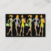 Mädchen... Visitenkarte (Rückseite)