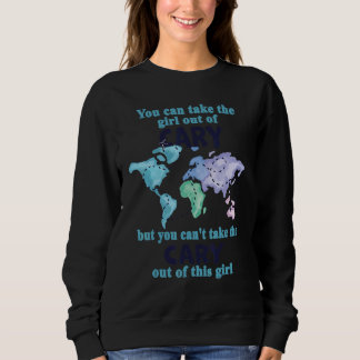 Mädchen von Cary North Carolina Frauen von Cary Sweatshirt