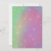 Mädchen von einem weggekommenen Design Einladung (Rückseite)